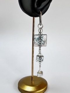 Boucles d'Oreilles Délicate Dentelle