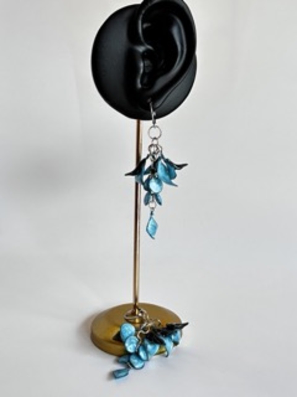 Boucles d'oreilles Larme d'Azur