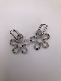 Boucles d'oreilles Pétales de Rosée – Image 2