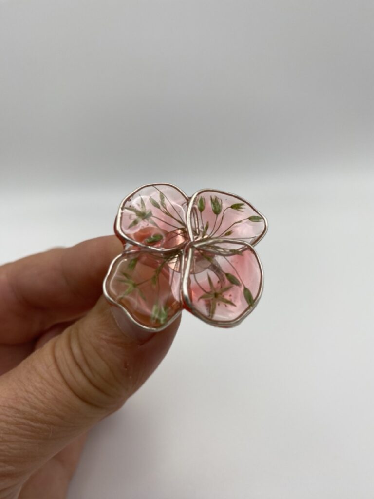 bague fleur d'églantine