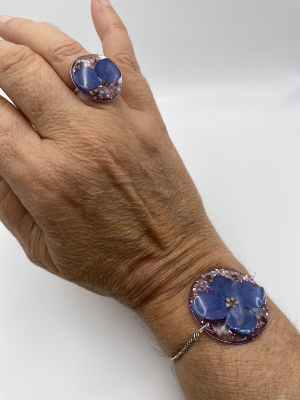 Bracelet Hortensia Céleste – Image 4