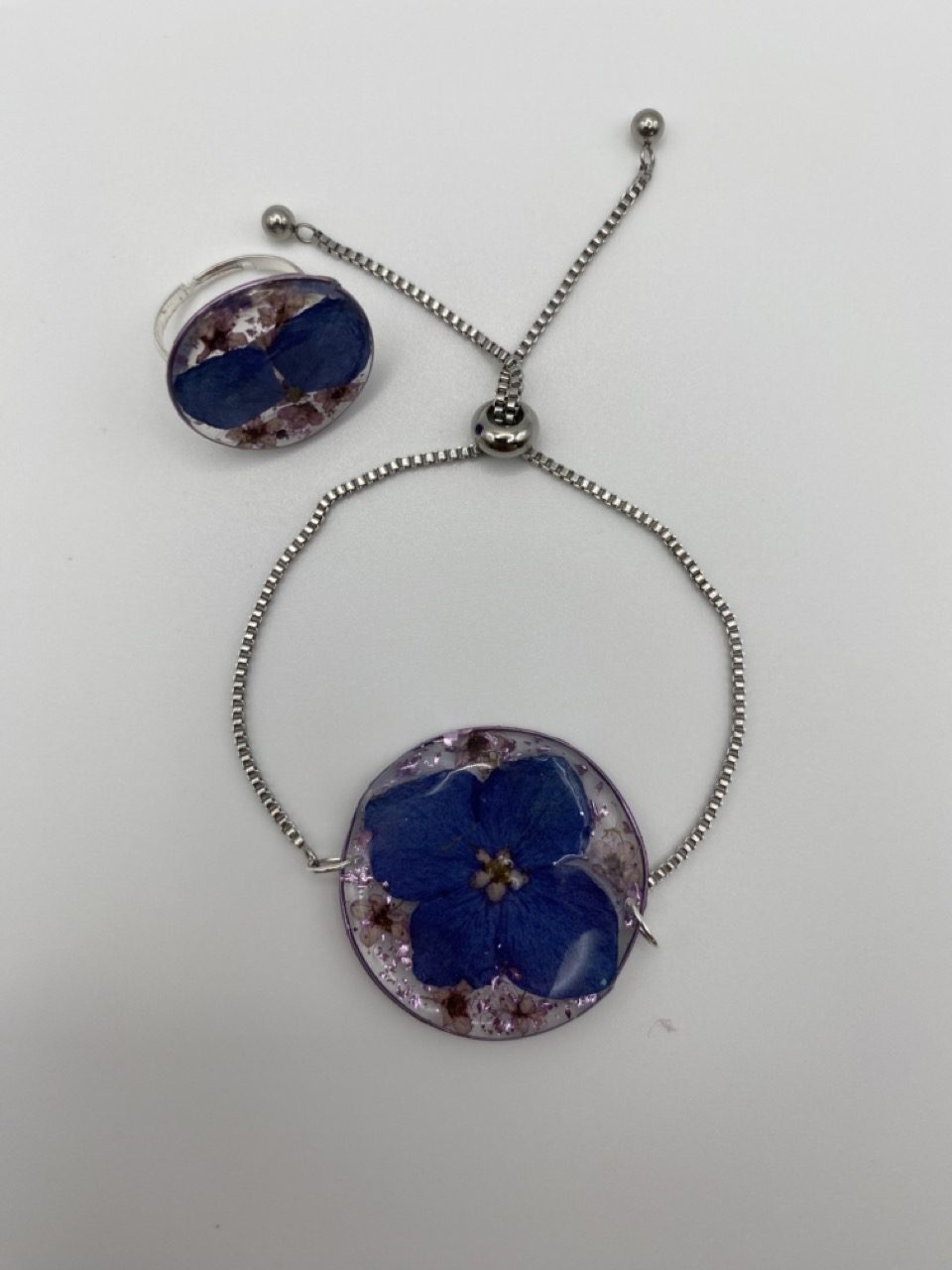 Bracelet Hortensia Céleste – Image 3