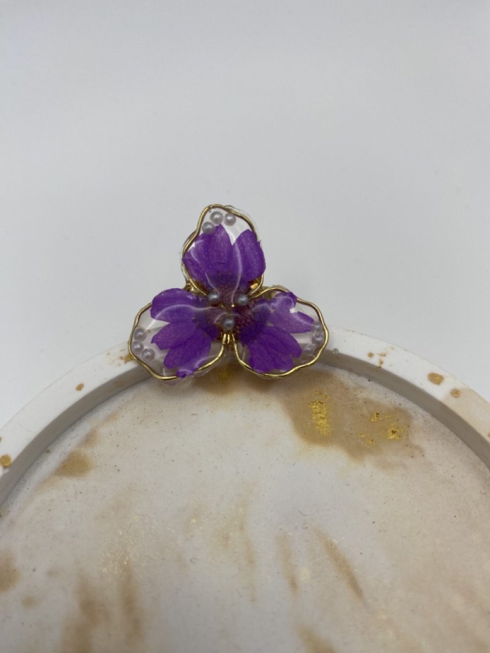Bague Perle Violette – Image 4
