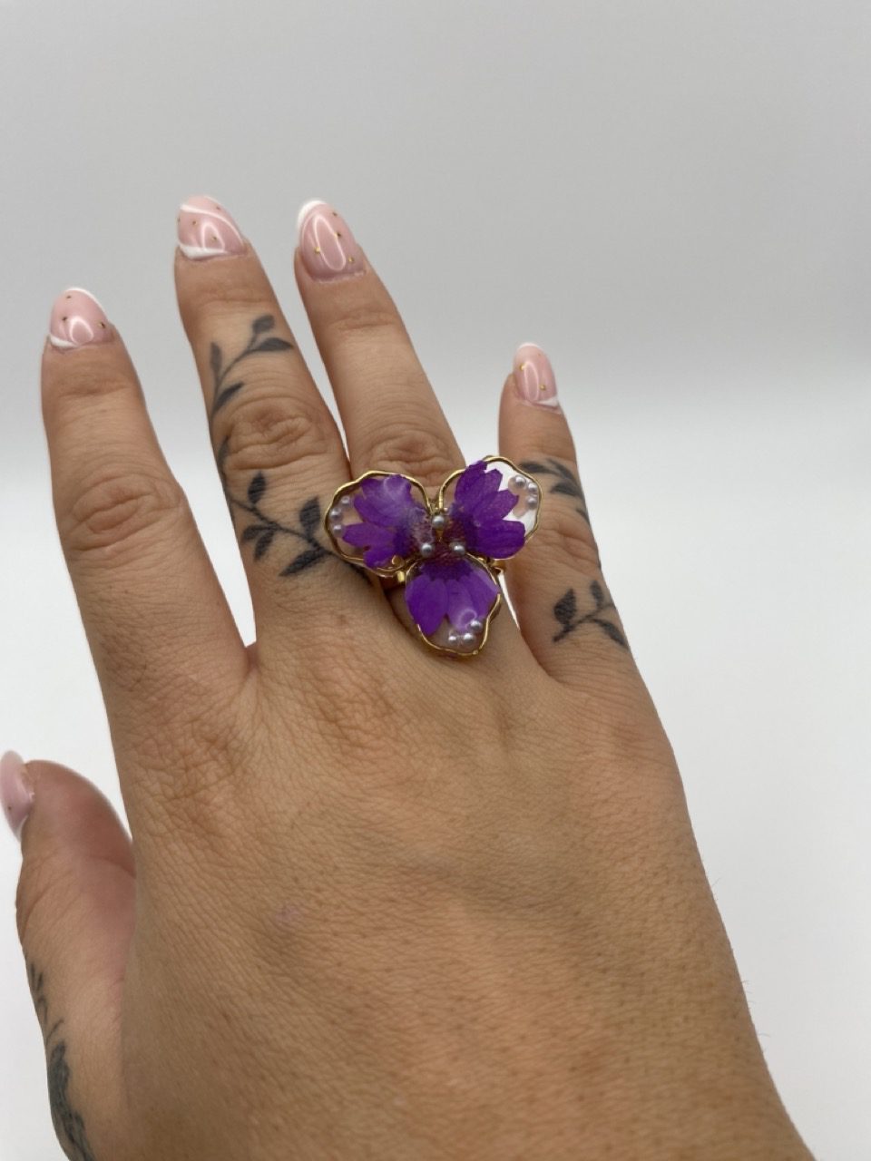 Bague Perle Violette – Image 5