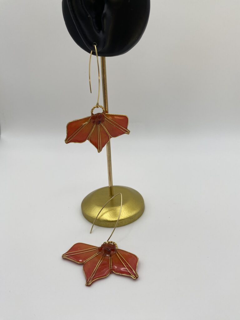 boucles d'oreilles Soleil couchant